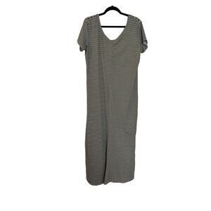 CEST LA VIE WOMEN'S SHORT SLEEVE STRIPED LONG T-SHIRT DRESS SIZE 1X